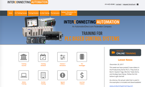 Interconnecting Automation website