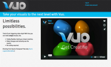 Section of the Vuo website