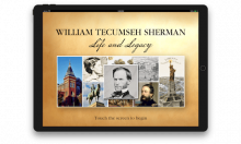 W. T. Sherman iPad exhibit